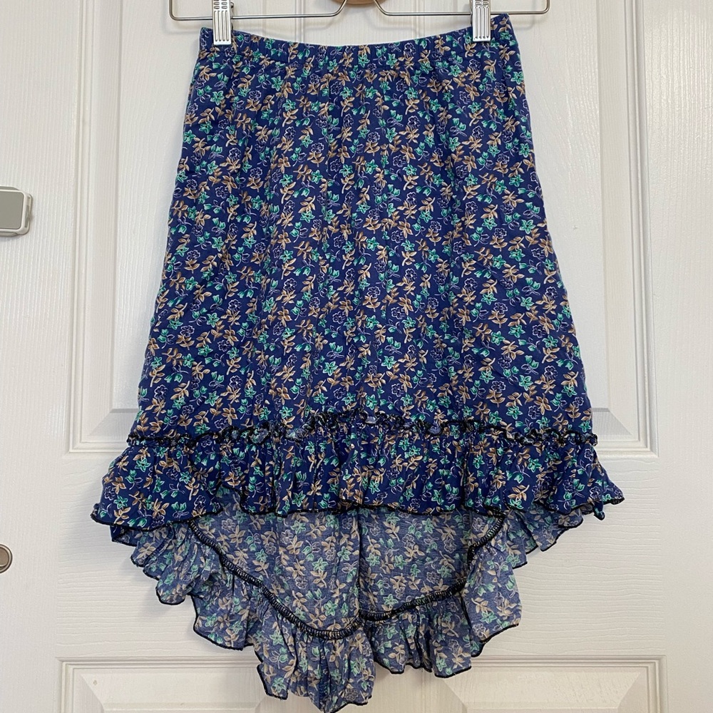 High Low Midi Skirt